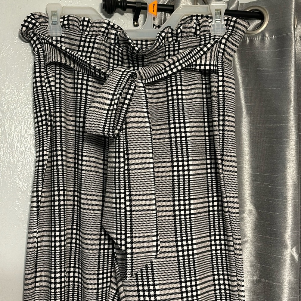 Plaid dress pants